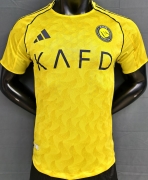 2526 Al Nassr Home Player Version Soccer Jersey